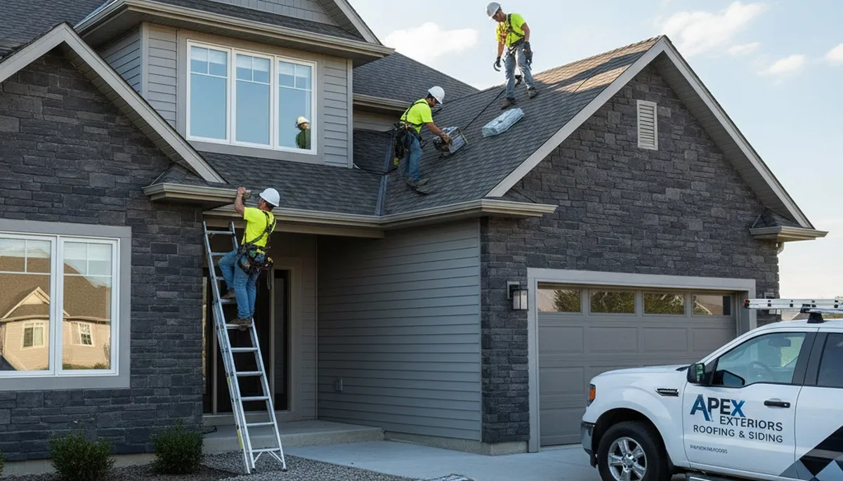 Professional vinyl siding and roof installation in Milwaukee, WI by expert local contractors