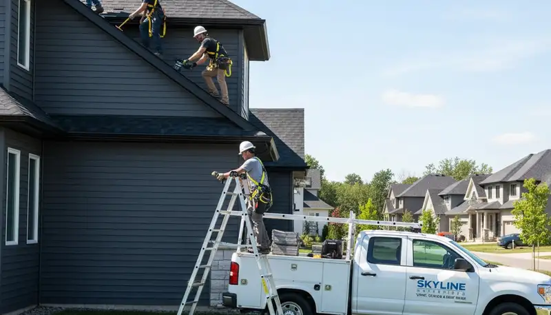 Professional vinyl siding installation by roofing experts in Milwaukee, WI