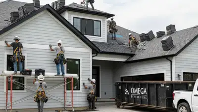 Roof replacement and vinyl siding installation by Next Level Exteriors in Milwaukee, WI