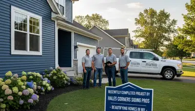 Professional vinyl siding contractors in Milwaukee WI installing durable home exterior panels