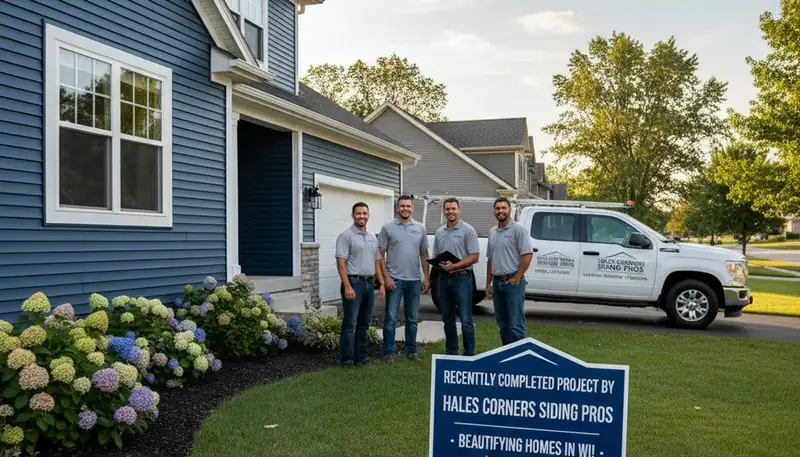 Professional vinyl siding contractors in Milwaukee WI installing durable home exterior panels