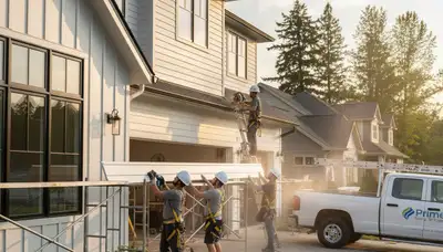 Professional vinyl siding installation on a Milwaukee, WI home exterior by Next Level Exteriors