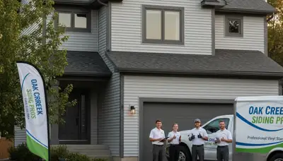Professional vinyl siding contractors in Milwaukee WI installing durable home exterior panels