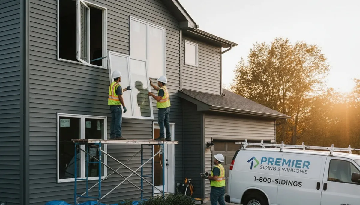 Professional vinyl siding and window replacement in Milwaukee, WI by Next Level Exteriors