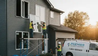 Professional vinyl siding and window replacement in Milwaukee, WI by Next Level Exteriors